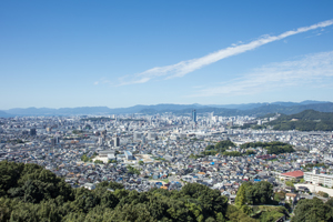 揚倉山健康運動公園からの景色