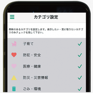 分類画面のイメージ