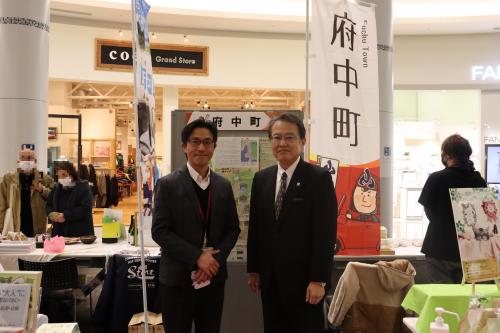 イオンとの写真撮影