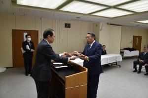 表彰式の様子