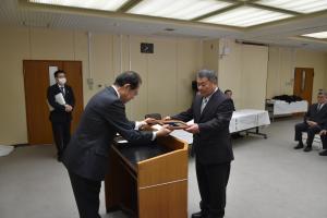 表彰式の様子