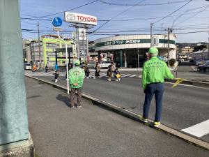 登下校の見守り活動