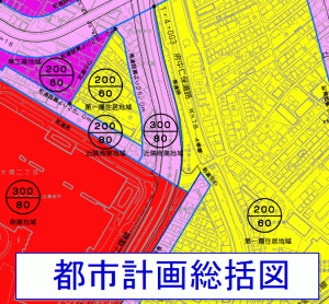 都市計画図