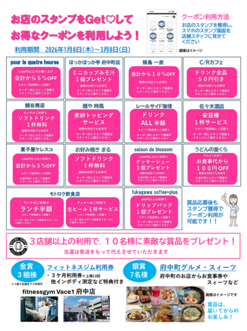 デジタルスタンプラリーチラシの裏面