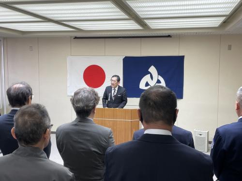 仕事納め式の様子