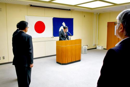 仕事始め式の様子