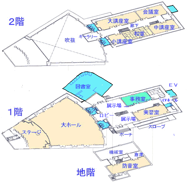 府中町南公民館施設図