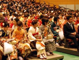 成人式会場の写真