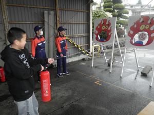 消火器ブースの様子