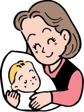お母さんと赤ちゃん
